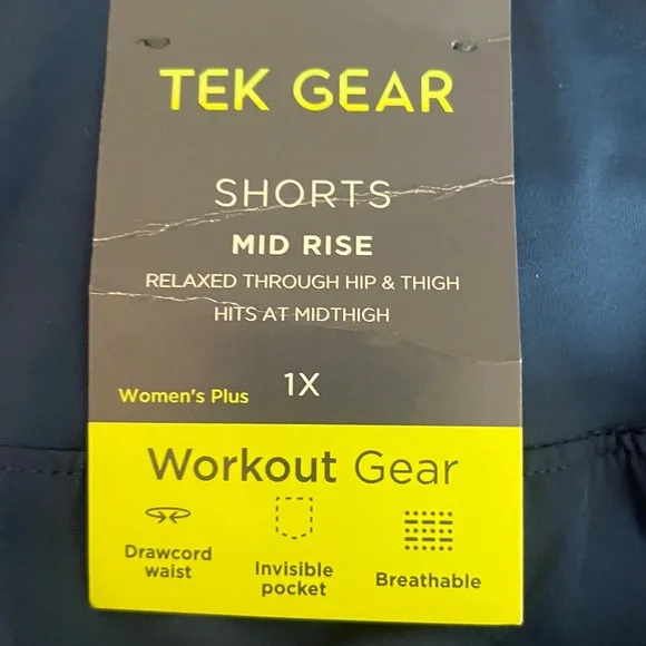 Tek Gear NWT Mid Rise Shorts - Picture 4 of 4